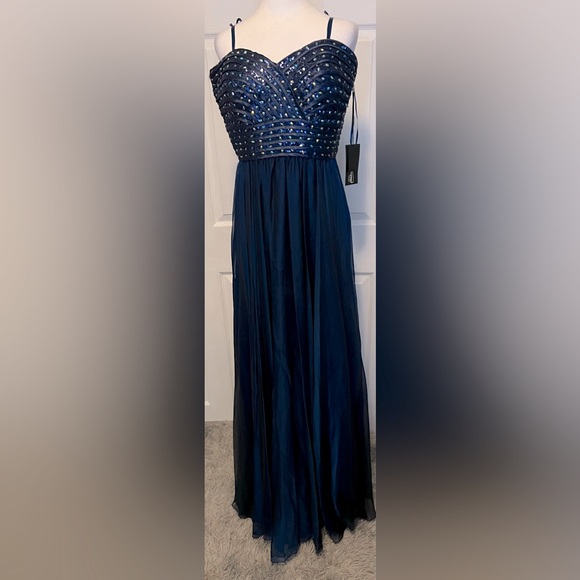 La Femme embellished with hand sewn crystals - Picture 1 of 7